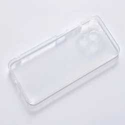 Blackview A96 Soft TPU Black Transparent Phone Case - Silicone Protective Cover for Blackview A96 (Clear)