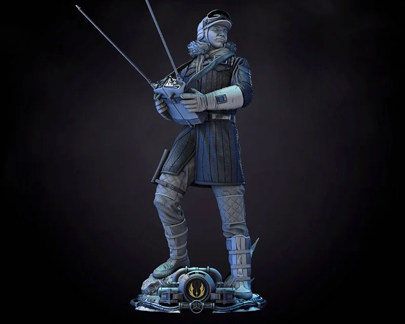 ZHANGJING – Kit Figurine Kratos 1/18 (100mm) Et 1/24 (75mm) – Résine, Non Assemblé, Non Peint