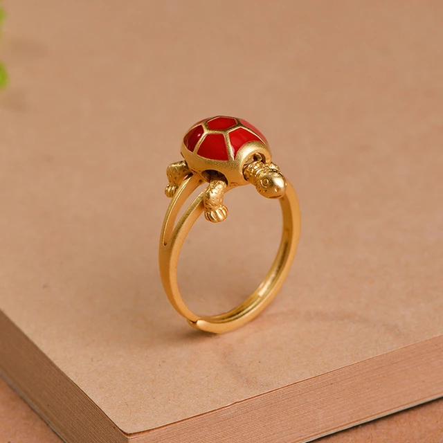 Gold Plated Tortoise Ring at Rs 1000/piece | Gold Plated Rings in Nashik |  ID: 27183085388