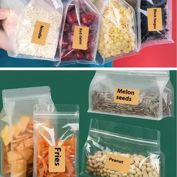 260/320/420/800PCS Kraft Adesivi Etichette Vuote Etichette Per Ufficio Cucina Barattolo di Cibo Bottiglia di Vetro Classificazione Adesivi