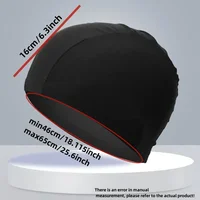 1pc Nylon Swim Cap for Men and Women Waterproof Elastic Swim Caps Protect Your Ears Essential for Family Swimming Training 2