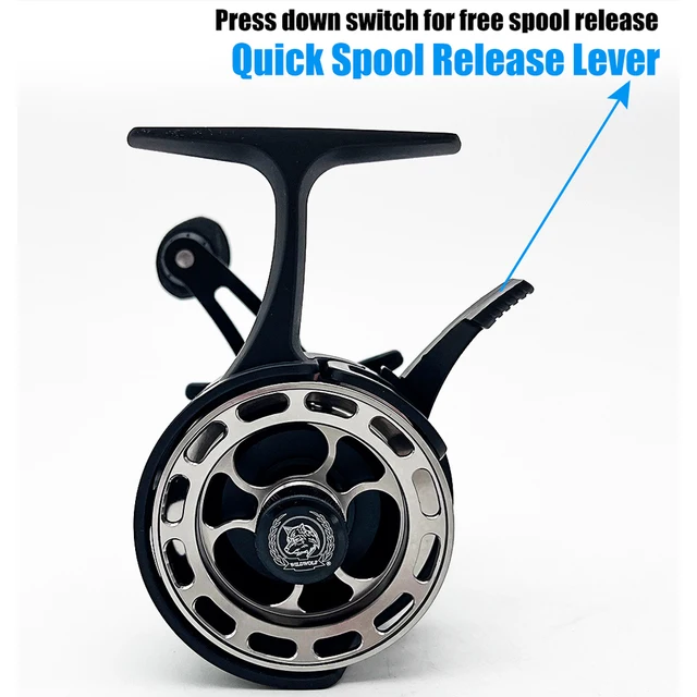 1pc Ice Fishing Reel High Speed 3.2:1 Fly Fishing Wheel Hollow Metal Wire  Cup Mechanical Fine-tuning Knob Fish Tackle Pesca - AliExpress