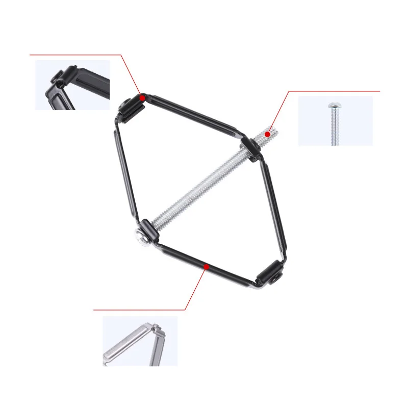 Description Picture 2 of item2Pcs 86/118 Cassette Repairer Dark Box Repair Screw Switch Old Socket Box Wall Repair Box Support Rod Electrician Accessories