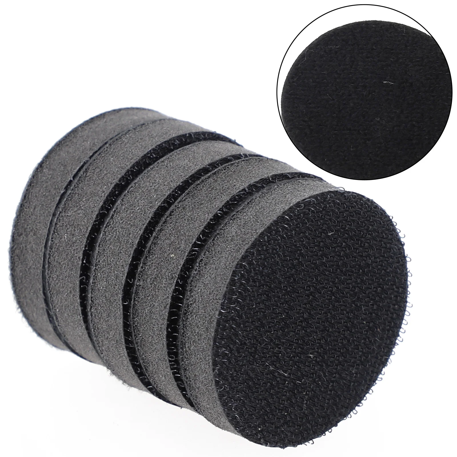 

5pcs 50/75mm Soft Density Interface Pads Hook And Loop Sponge Cushion Buffer Backing Pad Protection Sanding Disc Backing Pad