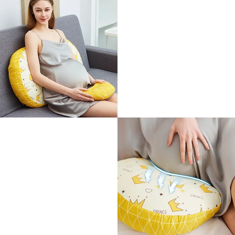 Fashion Print Pattern Pregnancy Pillow Adjustable Pregnant Women Side Sleeping Support Pillow Multifunctional Maternity