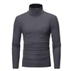 Spring Autumn Thin Men Pullovers Sweaters Turtleneck Knitted Sweater For Men Cotton Clothing Male Sweaters Full Black White Tops 2