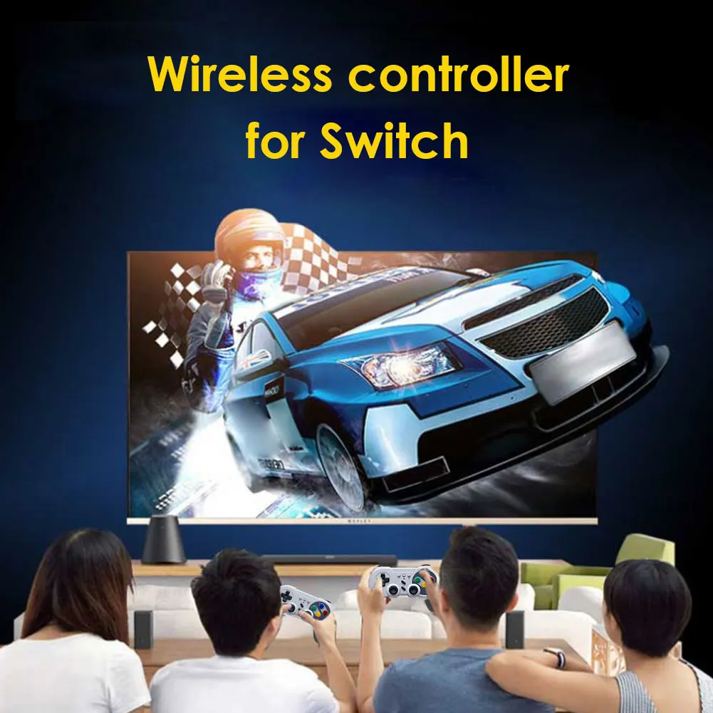 1/2PCS Retro Wireless Game Console Mini Video Console with Game Player Wireless Game Controller for Nintendo Switch & Windows PC