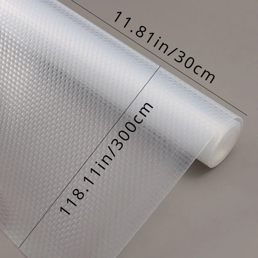 EVA Cabinet Mat Cabinet Liner Reusable Drawer Liners Non-slip Refrigerator Mat Fridge Waterproof Moisture-proof Drawer