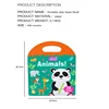 Early Childhood Education Scene Sticker Book Focus Cultivation Quiet Sticker Book Enlightenment Puzzle Cognitive Book For Kids 6