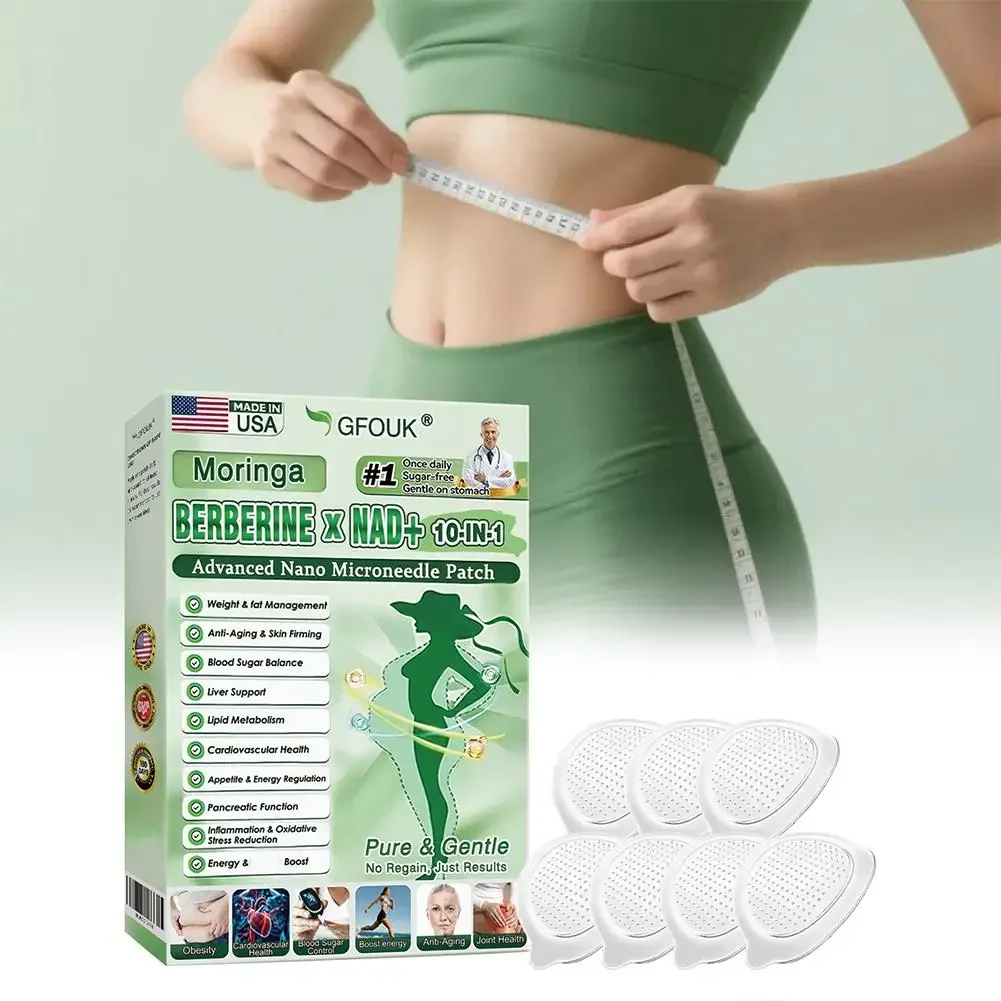 Patch amincissant nano microneedle berberine nad raffermissant corps_voghion.com