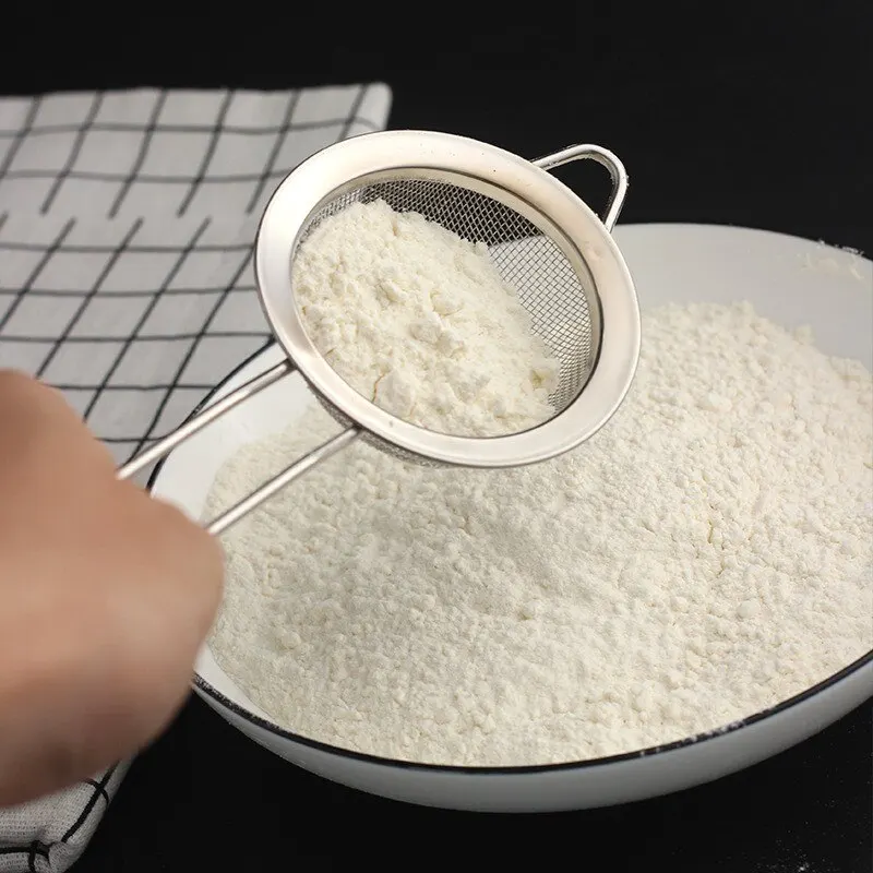 Stainless Steel Strainer Food Strainer Kitchen Mesh Filter Spoon 3pcs For Soy Milk Quinoa Tea Soup Sifting Baking Straining,tea infuser,tea strainer,tea filter,powder sifter,flour strainer
