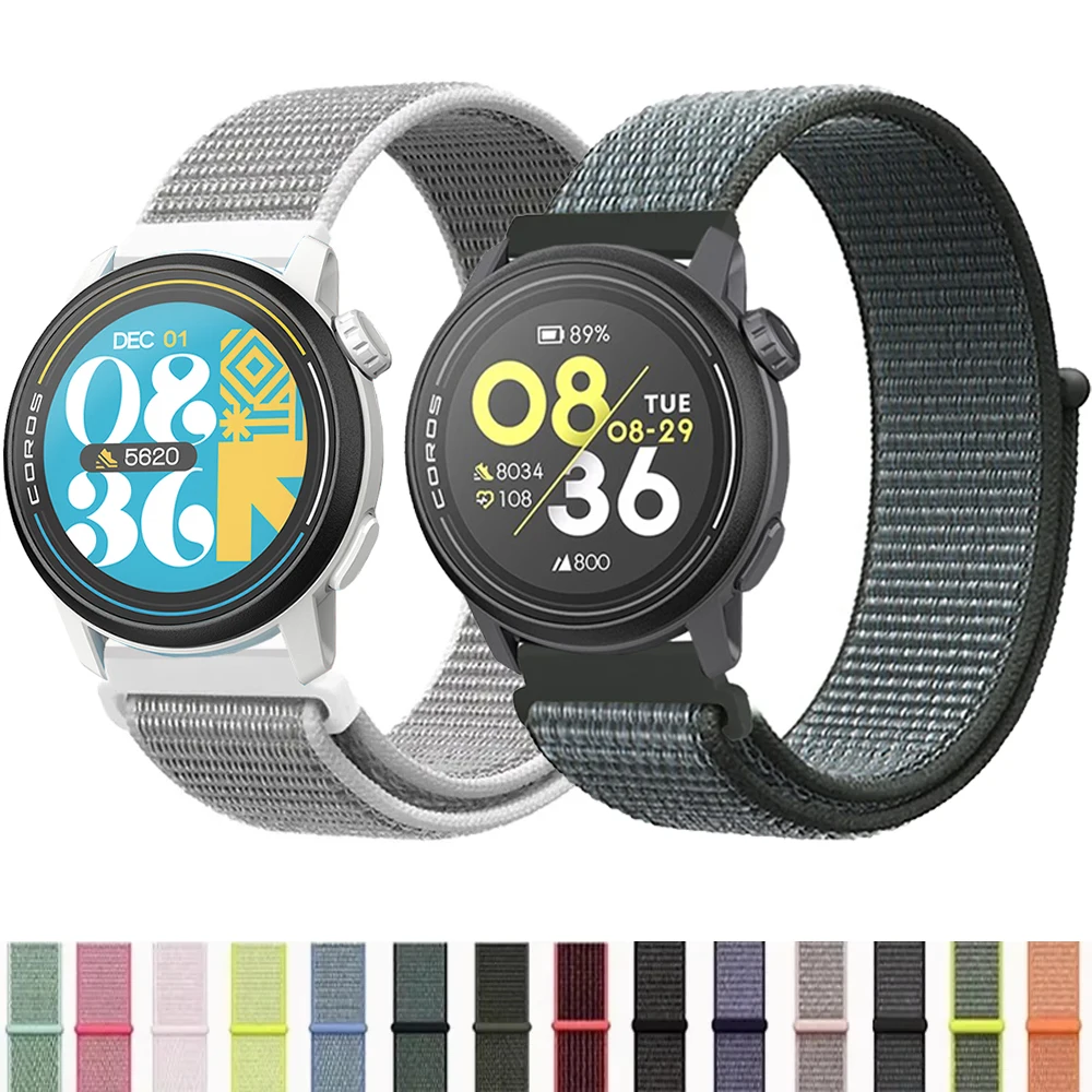 Breathable Nylon Loop Strap, 20mm 22mm