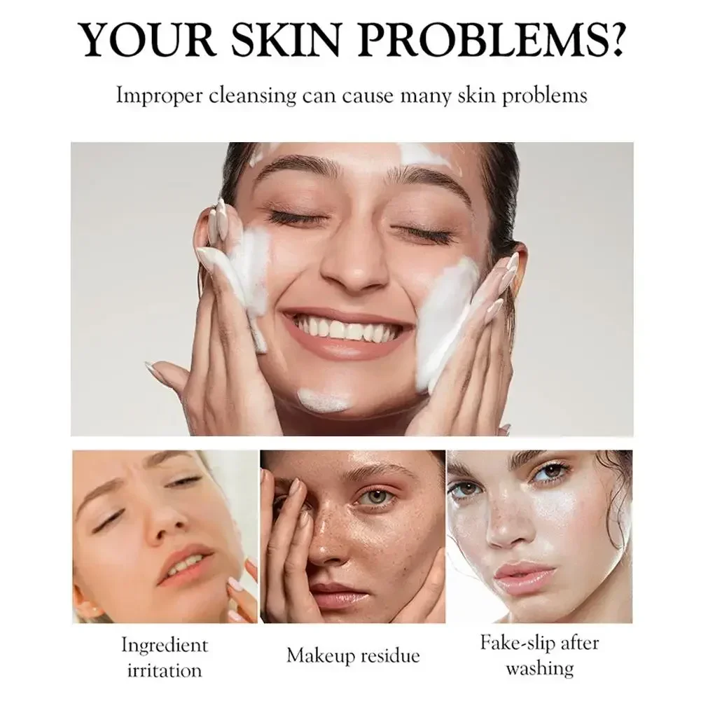 Rhode Facial Cleanser Anti-acne Anti-oil Brightening Blackhead Remover Skin Cleansing And Cleansing Foam Facial Cleanser