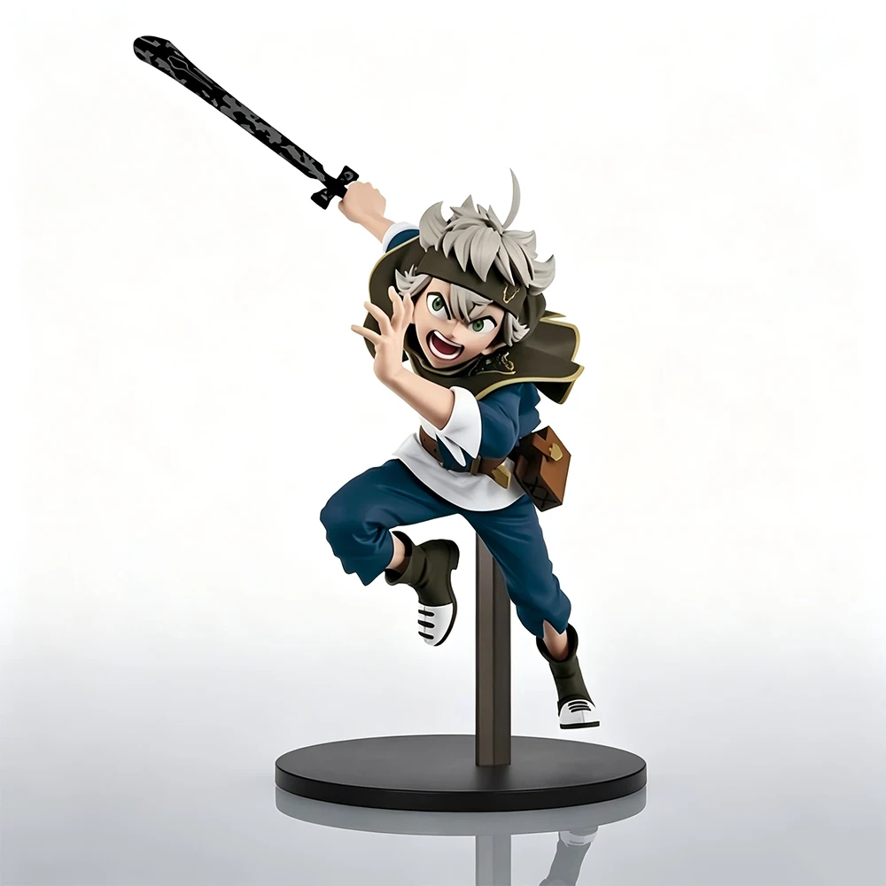 16cm Asta Black Clover Figure Anime Action Figure Scale Figure Collection Model Birthday Gift Doll Toy PVC Standing Posture