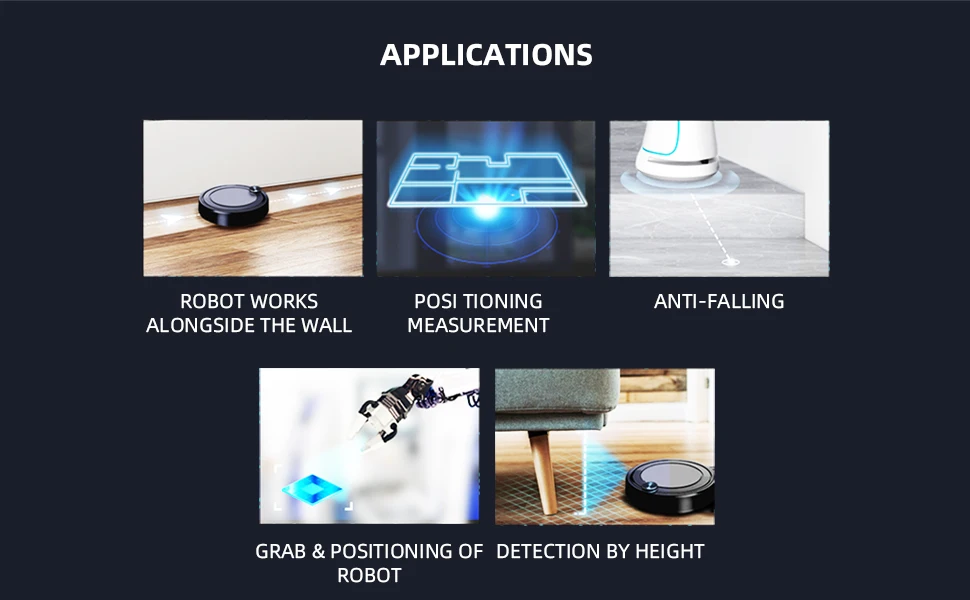 YDLIDAR GS2 Linear Array Solid-state Lidar Range Distance Robot Obstacle Avoidan