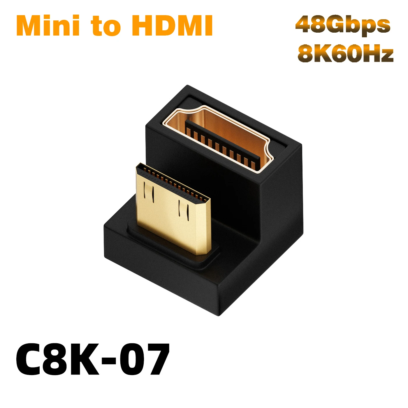 Ultra High-Speed HDMI-Compatible Cable Adapter - 8K60Hz & 4K120Hz, 48Gbps for Screen Extension & Projection