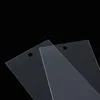 TETP 100Pcs Transparent Top Open Bags With Hang Hole Garment Label Card Packaging Opp Plastic Bag For Small Business Display 3