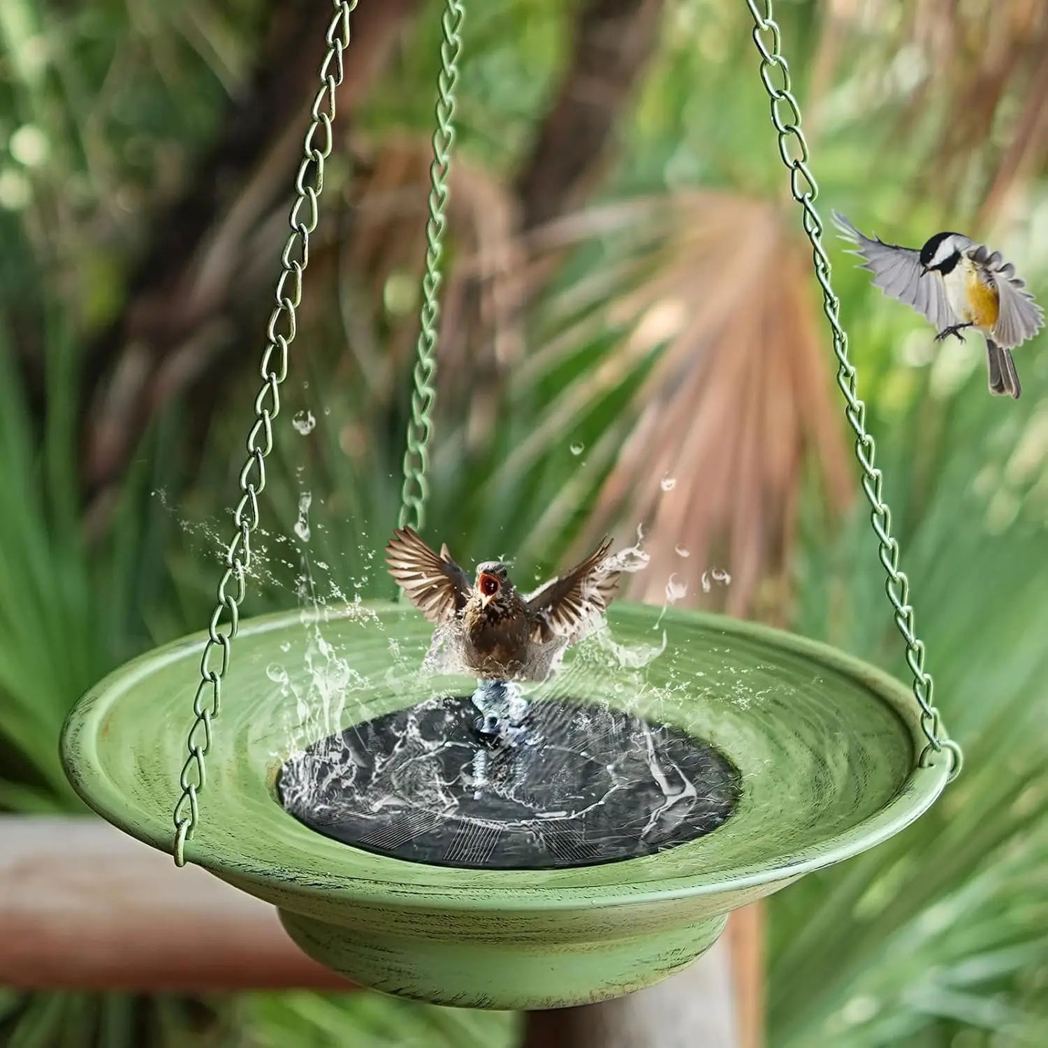 Solar Hanging Bird Bath image 5