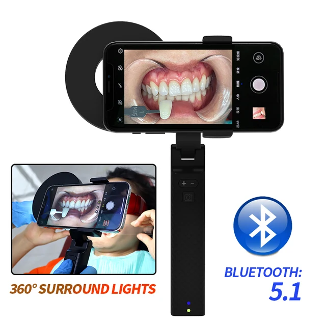 VV Dental Photography Light LED Oral Filling Light Colorimetric Photo Video Flashlight For Dentist Treatment