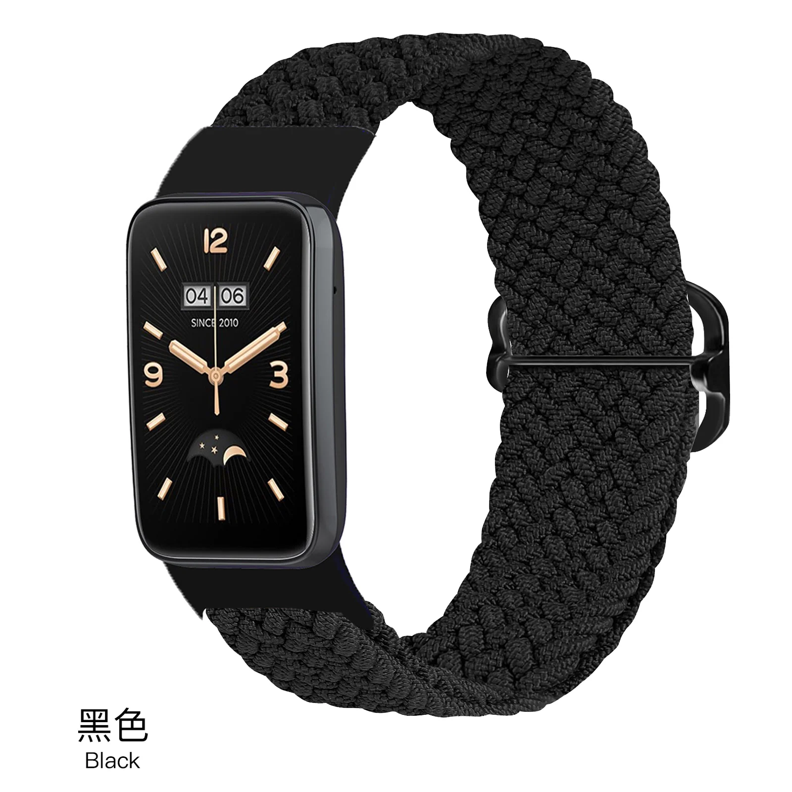 Elastic Braided Solo Loop Wristband Strap for Fitness Tracker Bracelet