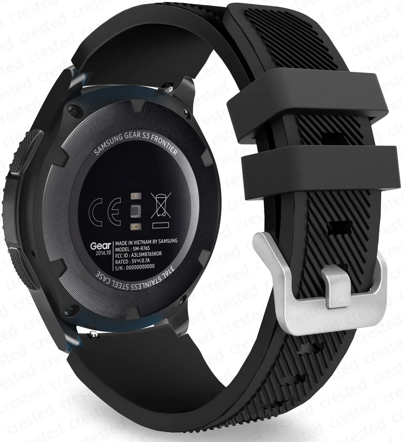 Soft Silicone Sport Strap - 22mm Bracelet