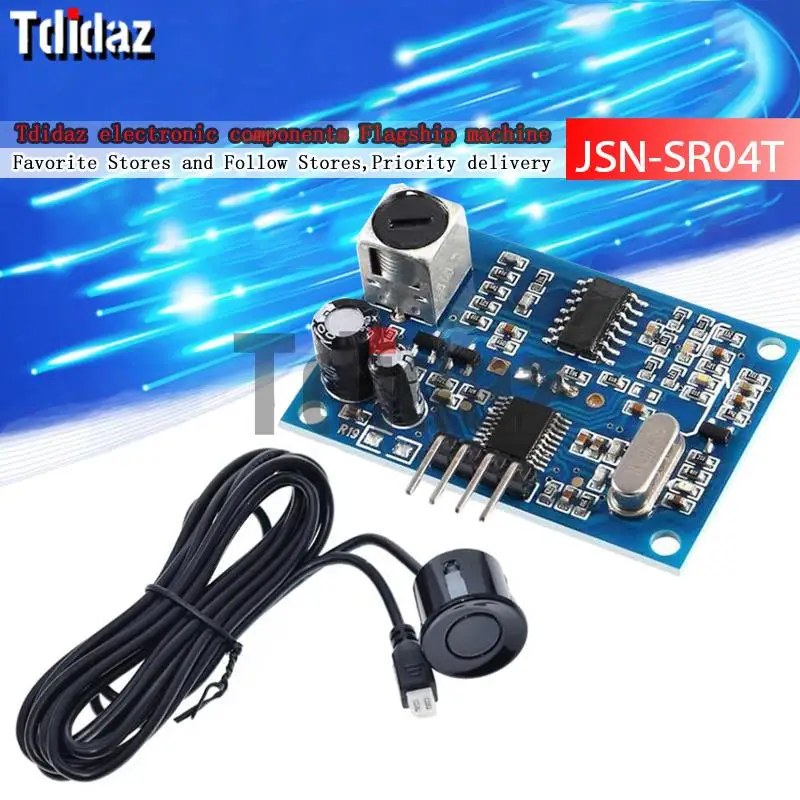JSN-SR04T-V3.0 : Capteur Ultrasonique étanche Pour Mesures Précises De 21cm à 6m