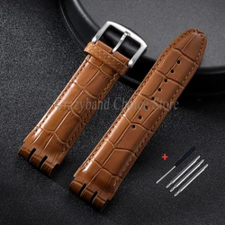 Premium 23mm Genuine Leather Watch Strap - Business Men's Bracelet Accessory - 26mm (Light Brown)
