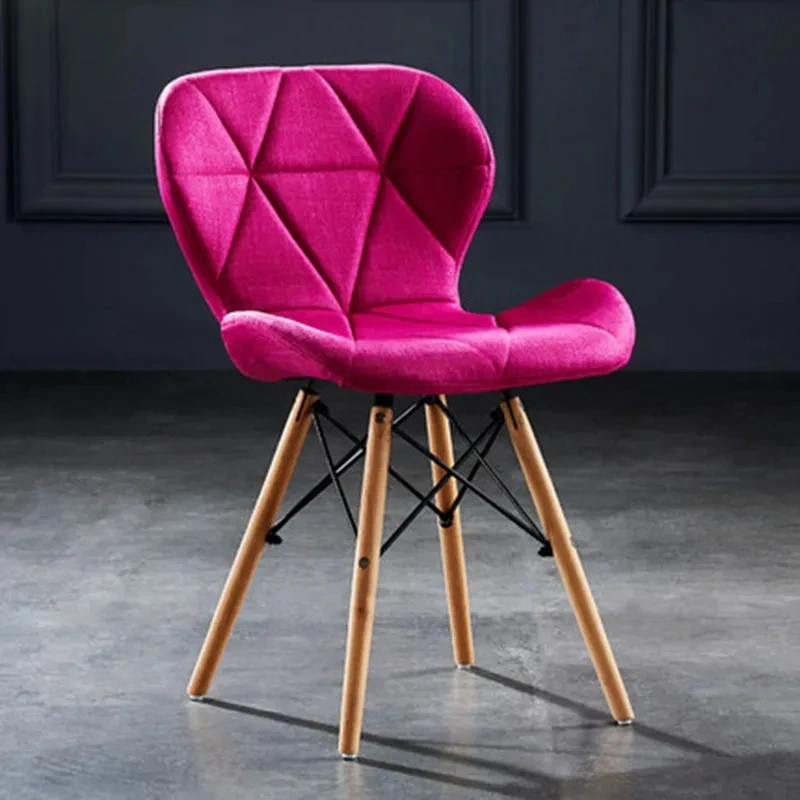 Dining Chair Nordic Bedroom Home Leisure Simple Chair Discussion Desk Makeup Manicure Stool Coffee Milk Tea Shop Dining Chair