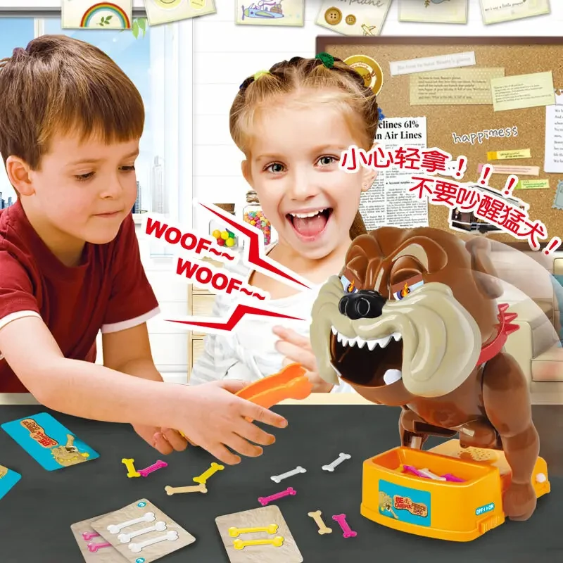 Funny Parent Child Games Beware of The Dog Don't Wake The Dog Toy Dog Board Games Funny Electronic Pet Dog Toy Bad Dog Gnaw Bone 6