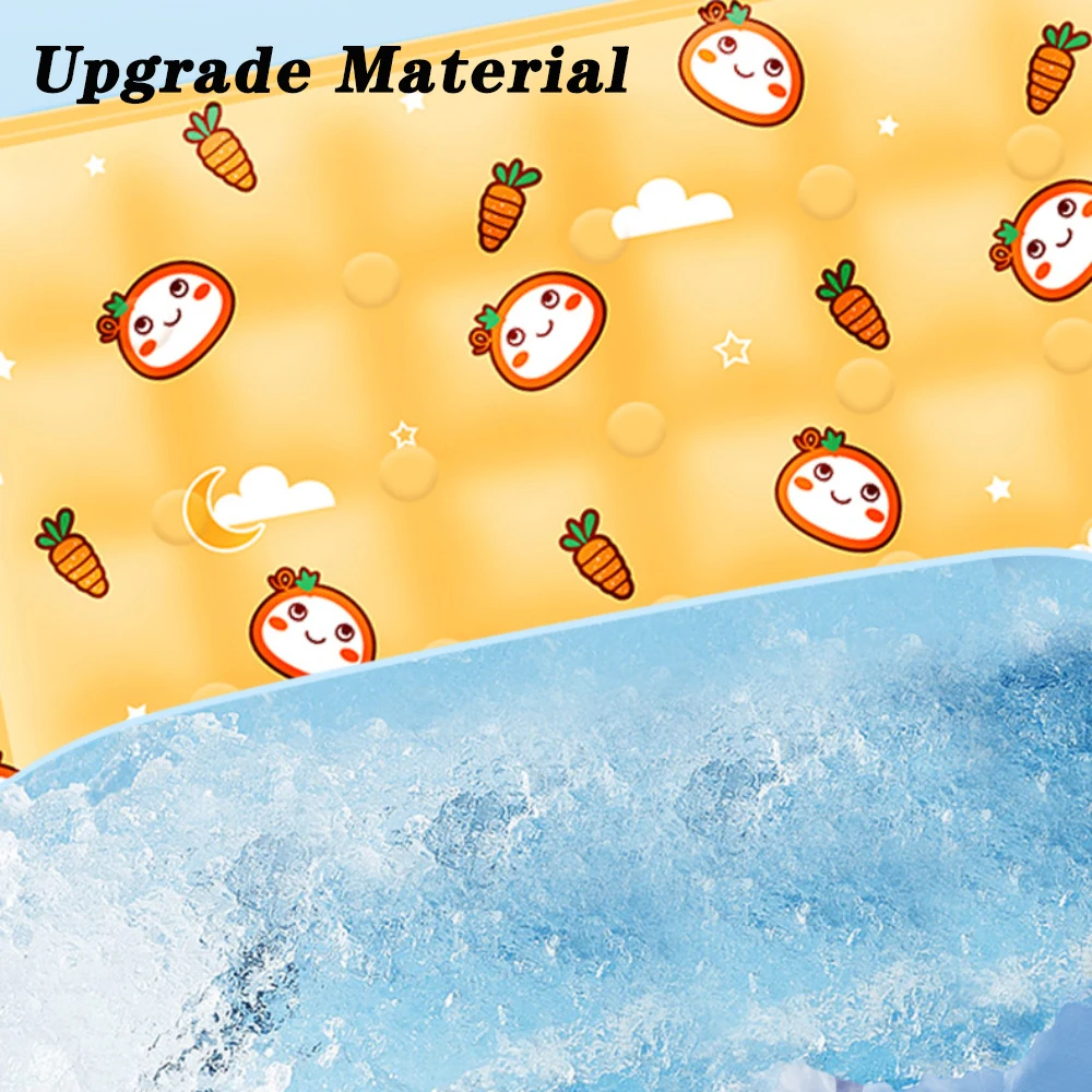 Ice Cooling Pet Mat For Dogs Cats Portable Washable Summer Cooling Blanket Reusable Non Toxic Self Cooling Non Slip_voghion.com