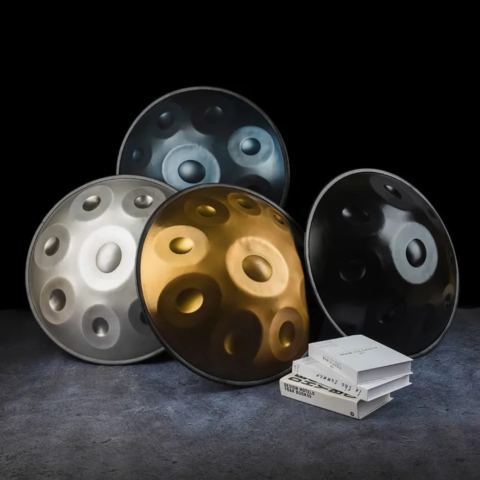 ヨガ瞑想のためのスチールタン付きドラム、ハンドパン音楽ドラム