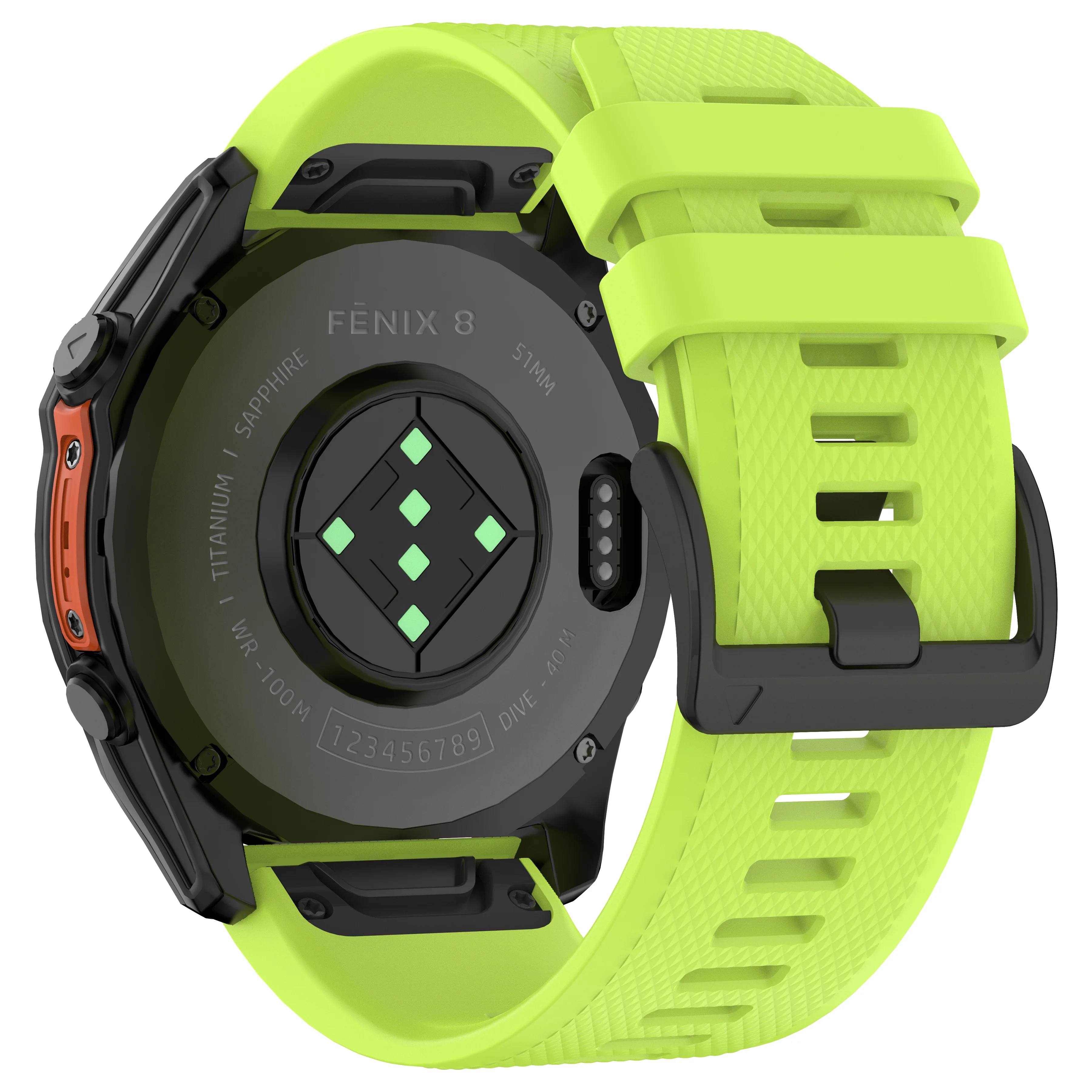 Sports Silicone Strap - QuickFit 22mm & 26mm Bracelet Watchband