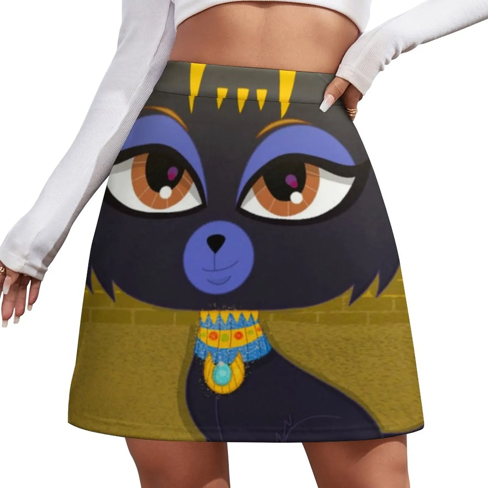 

Маленькая юбка для косплея Pet Shop (египетский кот), Корейская одежда, Женская юбка