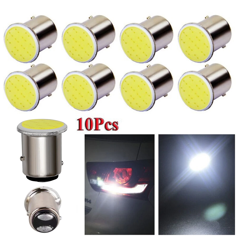 LED COB  õ , 12V 1156 BA15S 1157 BAY15D Canbus ȣ , LED COB 12 SMD Canbus ڵ LED , 6000K, 10 