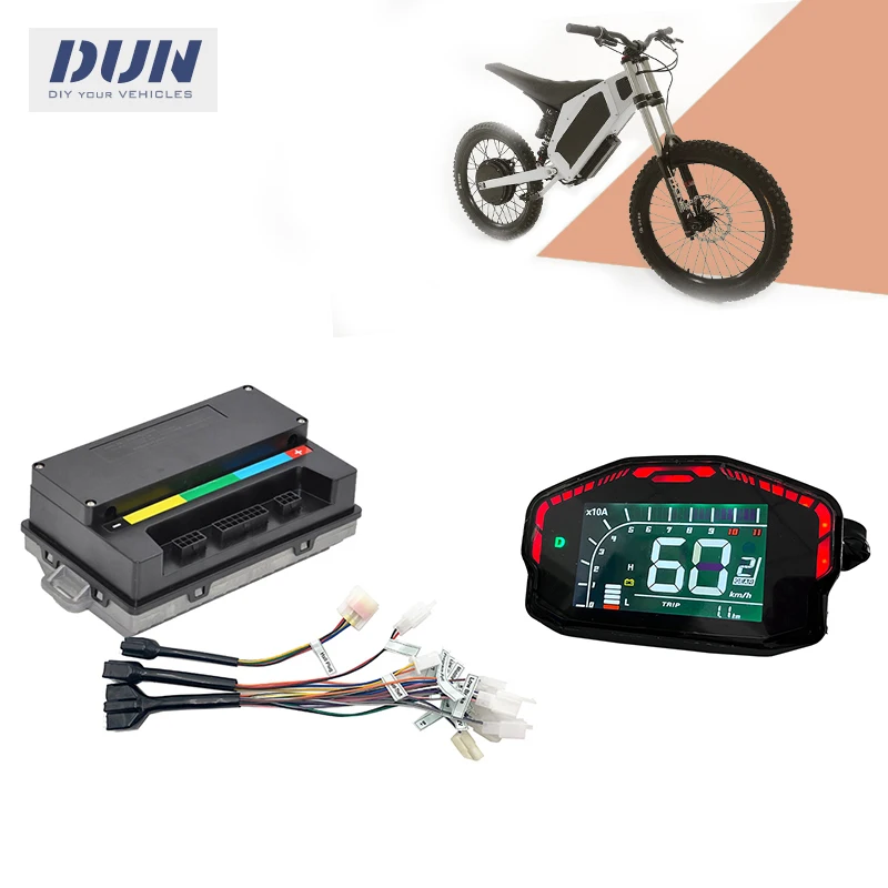 

VOTOL EM50S 55A 1KW BLDC Sine Wave Controller with Display For Electric Bicycle MotorcycleHub Mid Drive Motor