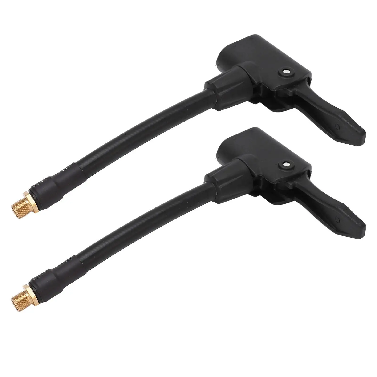 Tire Pump Thread Connector Car Air Tyre Chuck Adapter Press Handle Locking Anti Leakage ABS Rubber Pressure Resistant for cars