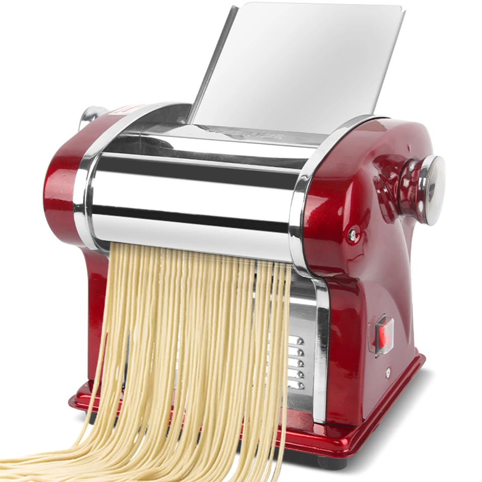 FKM140 Electric Noodle Making Pasta Maker Dough Sheeter Roller Noodle Cutting Machine