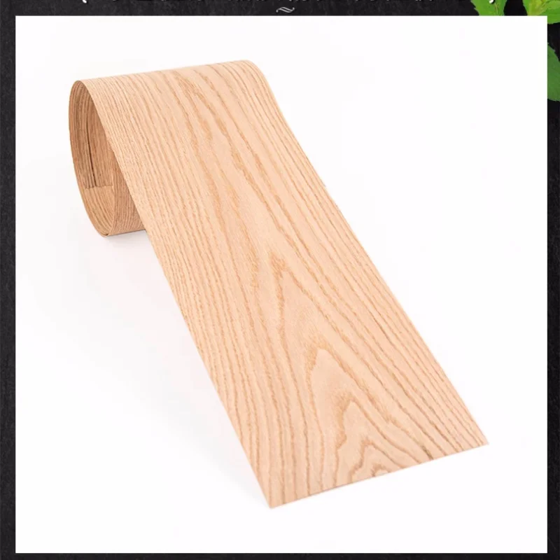 Veneers for wooden doorsDIY Natural red oak furniture Solid wood veneer Home decoration veneer 18x250cm Thickness 0.25mm wood veneer