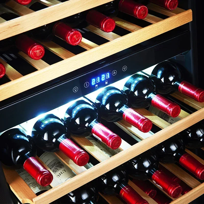 Red Wine Shelf Constant Temperature Wine Collection Cabinet Home Cabinet Dual Temperature All Stainless Steel