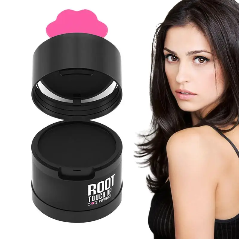 

New Hairline Powder 4g Black Root Cover Up Instant Waterproof Hair Line Shadow Powder Hair Concealer Coverage Makeup