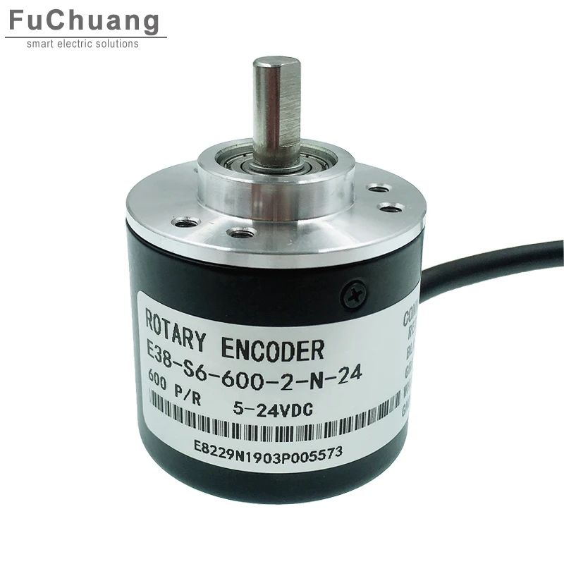 E38 Incremental Optical Rotary Encoder 5-24V DC 360P/R 400P