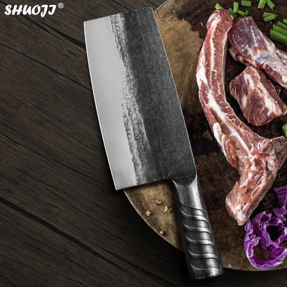 

Старомодный брикет Blacksmith, кованый нож, нарезка, нож для нарезки, 4 мм толщиной, ножи из углеродистой стали