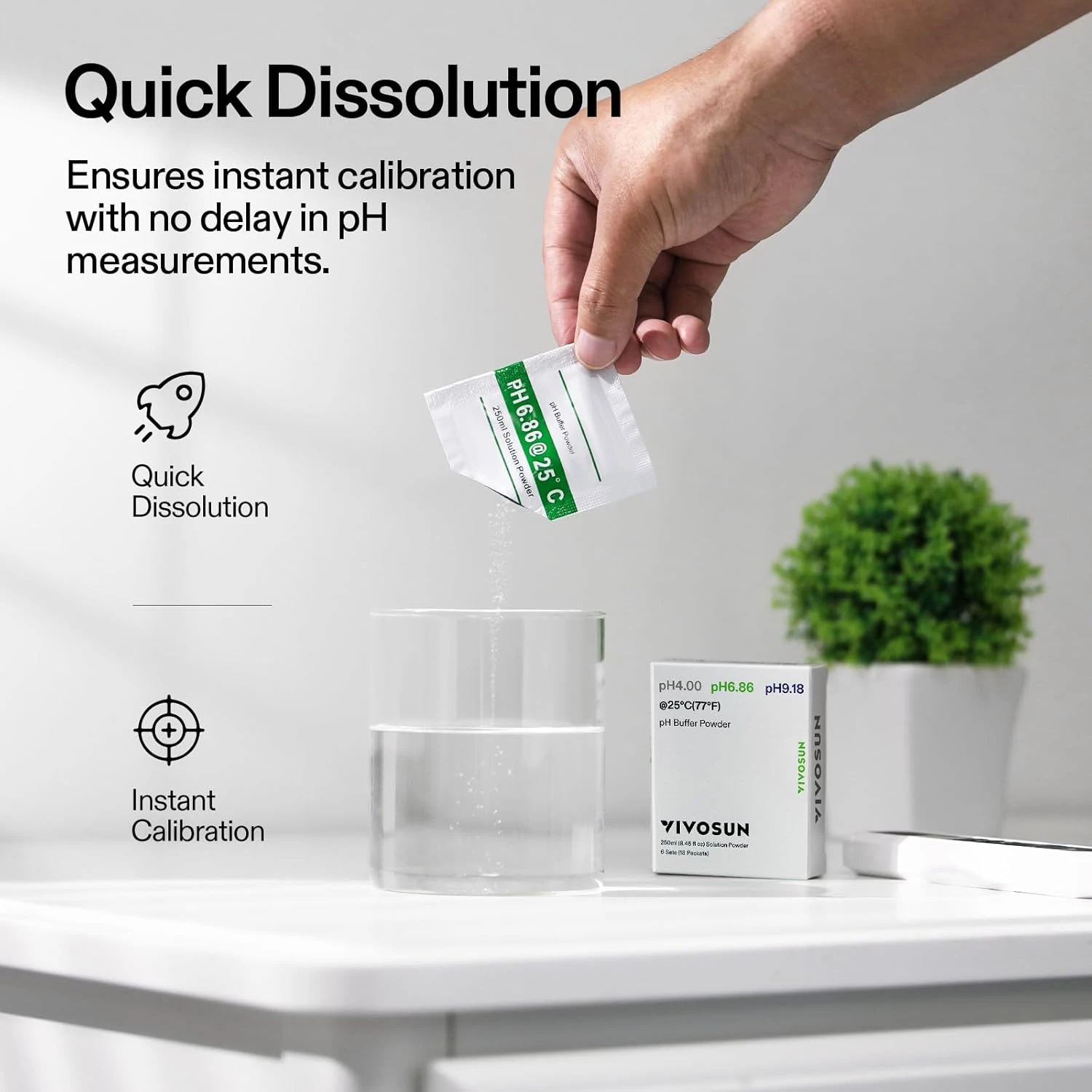 PH Meter Calibration Powder PH Calibration Powder 15pcs/lot 4.01 6.86 9.18 PH er Powder for Test Meter