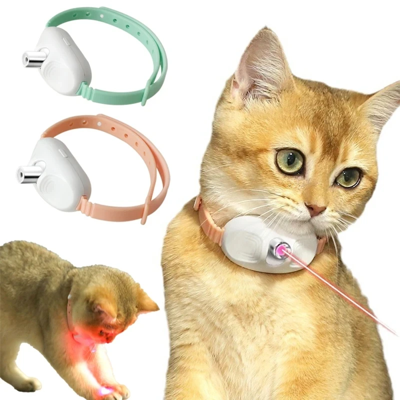 Smart Laser Cat-teasing Collar Laser Rechargeable Auto Infrared Interactive Pet Kitten Toys for Relieve Anxiety Pet Supplies Smart Laser Cat-teasing Collar Laser Rechargeable Auto Infrared Interactive Pet Kitten Toys for Relieve Anxiety Pet Supplies