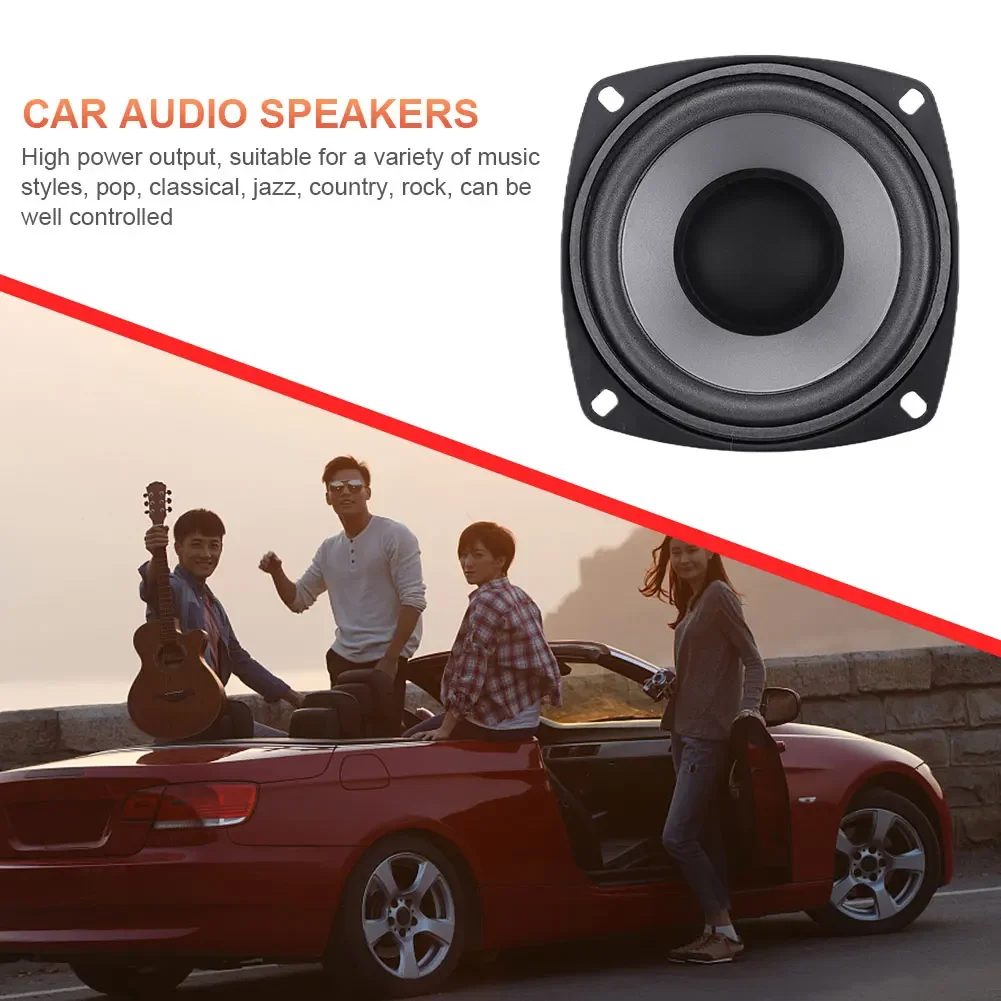 Car Speakers 4/5/6 Inch 400-600W 2-Way Vehicle Door Audio Music Stereo Subwoofer Full Range Frequency Automotive Speakers
