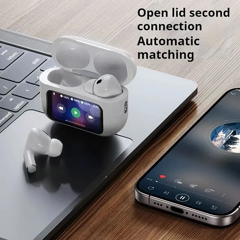 Wireless Bluetooth earphones ANC active noise cancelling in ear earbuds suitable for Android/iPhone systems 2