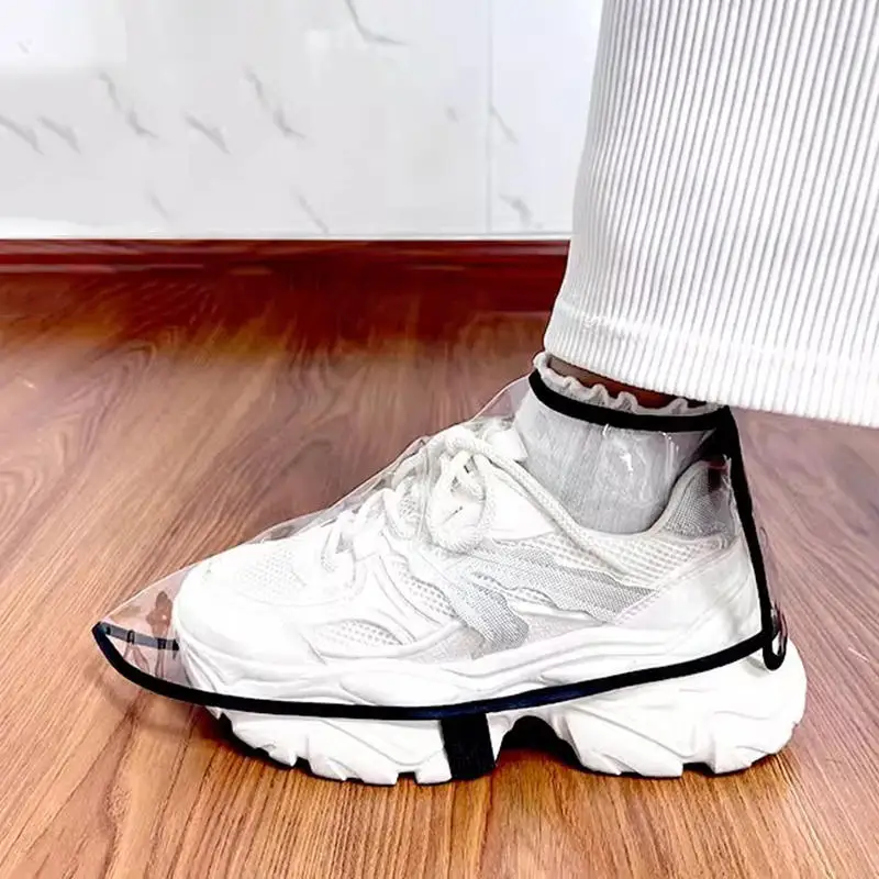 Friseur Salon Werkzeuge Anti-gebrochenes Haar Artefakt Stylist Überschuhe Friseur Haarschnitt Anti-haar Fuß Schutz Schuh Abdeckungen – Detail 4