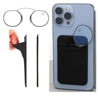 Mobile Partner New Style Mini Nose Clip Reading Glasses with card holder 2