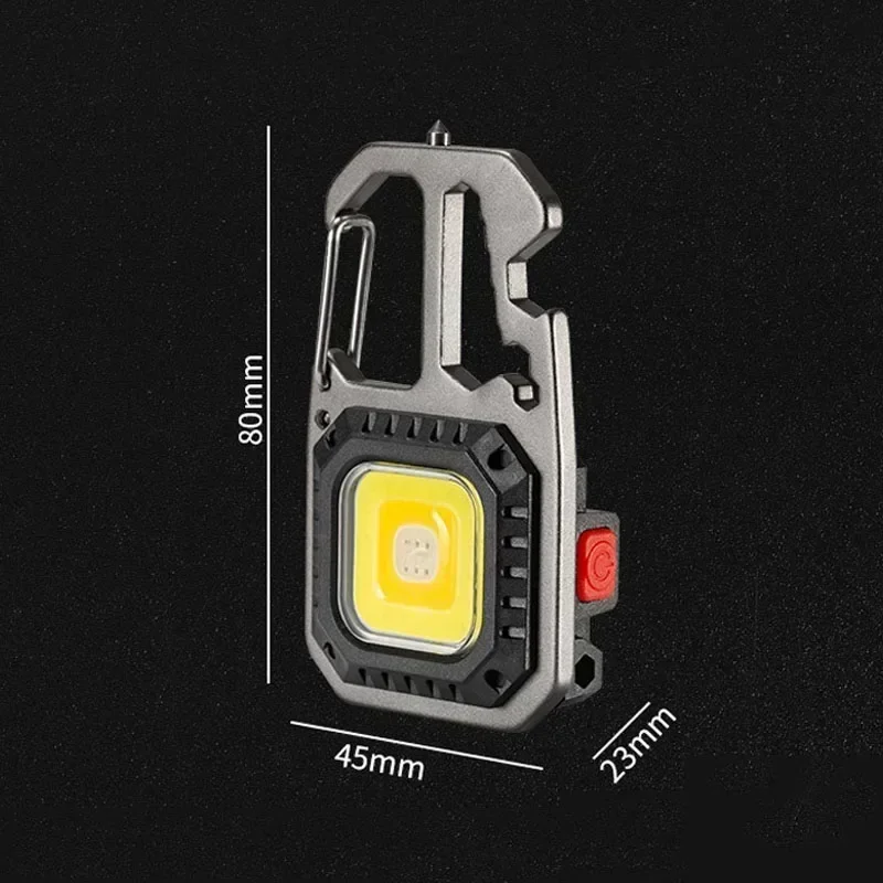 Handheld flashlight mini led light pocket flashlight mini led night light Mini LED Flashlight Portable Work Light Pocket Keychains Flashlight USB Rechargeable For Outdoor Camping Small Lights