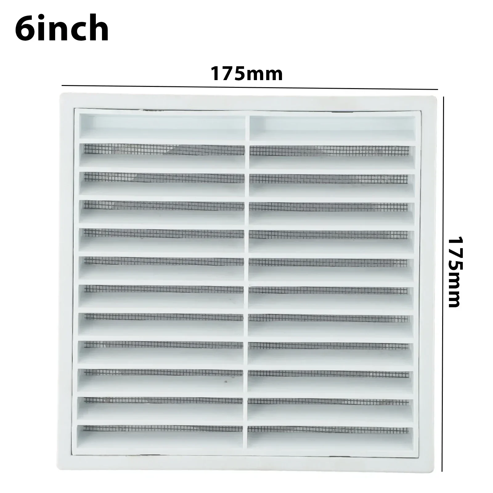 Air Outlet Grille Wall Ceiling Air Vent Ducting Ventilation Exhaust Grille Cover Plastic Outlet Heating Cooling System Accessories